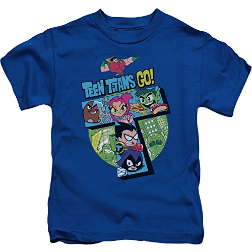 Teen Titans Go Boys' T Childrens T-shirt Blue