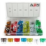 ABN 120 Piece Car Truck Fuse Assortment 5,7.5,10,15,20,25,30 AMP