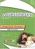 The vocabulary files. English usage. Advanced. CEF level C1