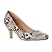 Riverberry Women's Ruby Round Toe Kitten Low Heel Pumps