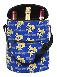 McNeese State Cowboys Wine Bag Picnic Tote McNeese State University Insulated 3 Bottle Wine Cooler Bag Great Unique Gift Idea