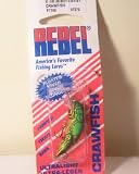 Rebel Lures Teeny Wee Crawfish Fishing Lure (1 1/2-Inch, Fire Tiger)