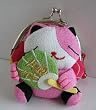 Lucky Cat Coin Purse - Maneki Neko Hot Pink