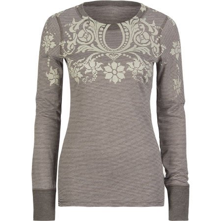 ROXY Dynasty Womens Long Sleeve Tee - Coffee