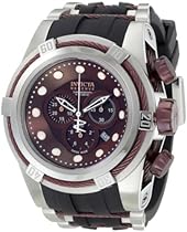 Big Sale Invicta Men's 0830BBB Bolt Reserve Chronograph Black Mother-Of-Pearl Dial Black Polyurethane Watch