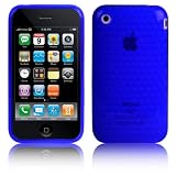 Brand New Blue Hybrid XYLO-GEL Skin / Case / Shell for the Apple iPhone 3G / 3GS Mobile Phone Electronics