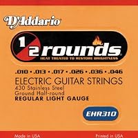 D'Addario EHR310 Half Round Regular Light Electric Guitar Strings