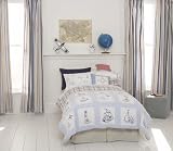 Whistle & Wink High Seas Printed Standard Sham with Flange