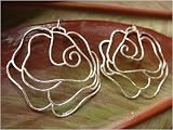 Rose Domed Small Earring in Gold or Silver