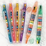 Transparent Glitter Stacking Point Crayons - Basic School Supplies & Crayons