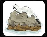 Mouse Pad with ferret, mammal, animal, rodent