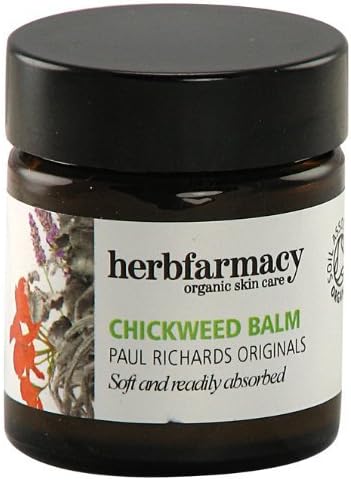 100% Organic Chickweed Balm 30g by Herbfarmacy Organic Skincare