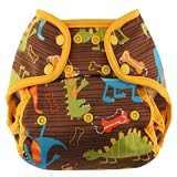 Blueberry Coveralls Diaper Cover Snap, Dinos