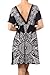 Kiwi Co. Women's Paisley Print V-Neck Kimono Dress