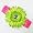 Lime on Hot Pink