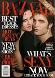 TWILIGHT KRISTEN STEWART ROBERT PATTINSON BAZAAR MAGAZINE DECEMBER 2009 BEST BLACK DRESSES AND MORE!