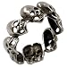 Skull Band - Sterling Silver Ring