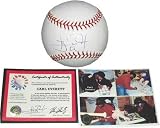 Carl Everett Autographed Baseball