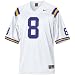 Nike LSU Tigers #8 White Replica Football Jersey