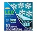 LED Snowflake Dangler Lights By Celbrations Lighting