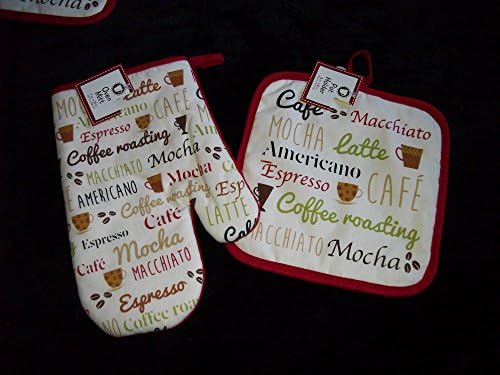 Coffee. Late Espresso Pot Holder ,Oven Mitt