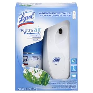 Lysol Neutra Air Freshmatic Automatic Spray Air Freshener Starter Kit, Fresh, 1 Count