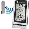 Ambient Weather WS-1175 Wireless Weather Forecaster with Temperature, Humidity, Barometer, Atomic Clock