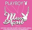 PLAYBOY MISS APRIL PLAYMATE OF THE MONTH NECKLACE PLAYBOY MISS APRIL PLAYMATE OF THE MONTH NECKLACE
