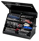 Montezuma Open Top Tool Box - 15in. x 30in. x 18 1/8in. Size, Black