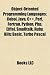 Object-Oriented Programming Languages: Cobol, Java, C++, Perl, Fortran, Python, Php, Eiffel, Smalltalk, Ruby, Blitz Basic, Turbo Pascal