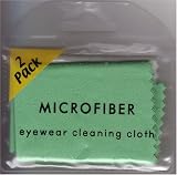 2 Pack Microfiber Eyewear Cleaning Cloth