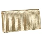 La Regale Satin Pleated Clutch