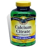 Spring Valley - Calcium Citrate with Vitamin D 630 mg, 200 Tablets