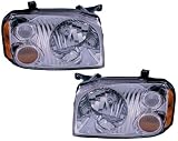 2001-2004 (2002 2003 01 02 03 04) Nissan Frontier Headlight Assembly - (XE Model) - One Pair (Both Driver and Passenger Sides) - DOT Certified Headlamp