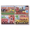 Melissa & Doug Deluxe Vehicles in a Box Jigsaw Puzzles