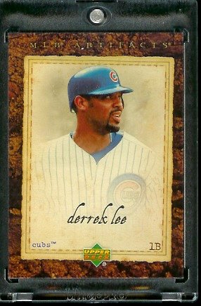 2007 Upper Deck Artifacts # 38 Derrek Lee Chicago Cubs - Baseball Card - Shipped in Protrective Display Case !