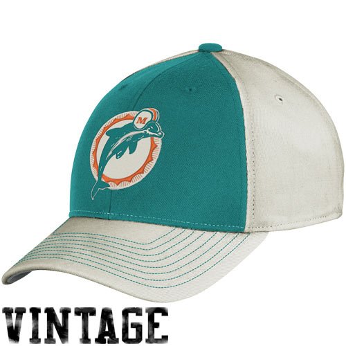 NFL Men's Miami Dolphins Classics Structured Flex Hat - Tw92Z (Putty, Small/Medium)