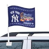 Rico New York Yankees 2009 World Series Champions Car Flag Set - New York Yankees One Size