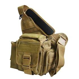 UTG Multi-functional Tactical Messenger Bag - Dark Earth