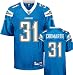 Antonio Cromartie Blue Reebok NFL Powder Premier San Diego Chargers Jersey - XX-Large