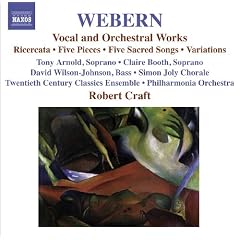 Robert Craft Webern: Vocal & Orchestral Works - Robert Craft Webern: Vocal And Orchestral Works (2009 New Cd)