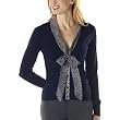 Isaac Mizrahi for Target® V-Neck Cardigan with Tie - Chesterfield Navy