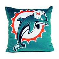 Dan River NFL Raiders Novelty Pillow, Dolphins