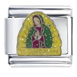 St Guadalupe Religious Italian Charms Bracelet Link