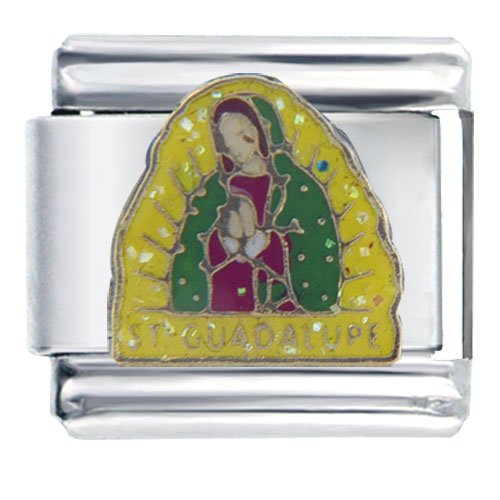 St Guadalupe Religious Italian Charms Bracelet Link