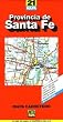 Argentina's Santa Fe Province "Provincia de Santa Fe" Map by AutoMapa