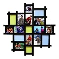 Echo 17-Opening Collage Frame - Black