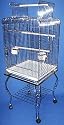 Brand New Parrot Bird Cage Cages Play w/Stand 20x20x58-600HCHR