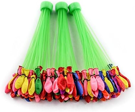 BLABLABLA Magic Water Balloons 3 Bunchs Plus 1 Refill Packs Quick Fill Balloons in less than 1 Minute Green