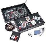 Championship Casino Deluxe Craps, Roulette, and Blackjack Table Gaming Set